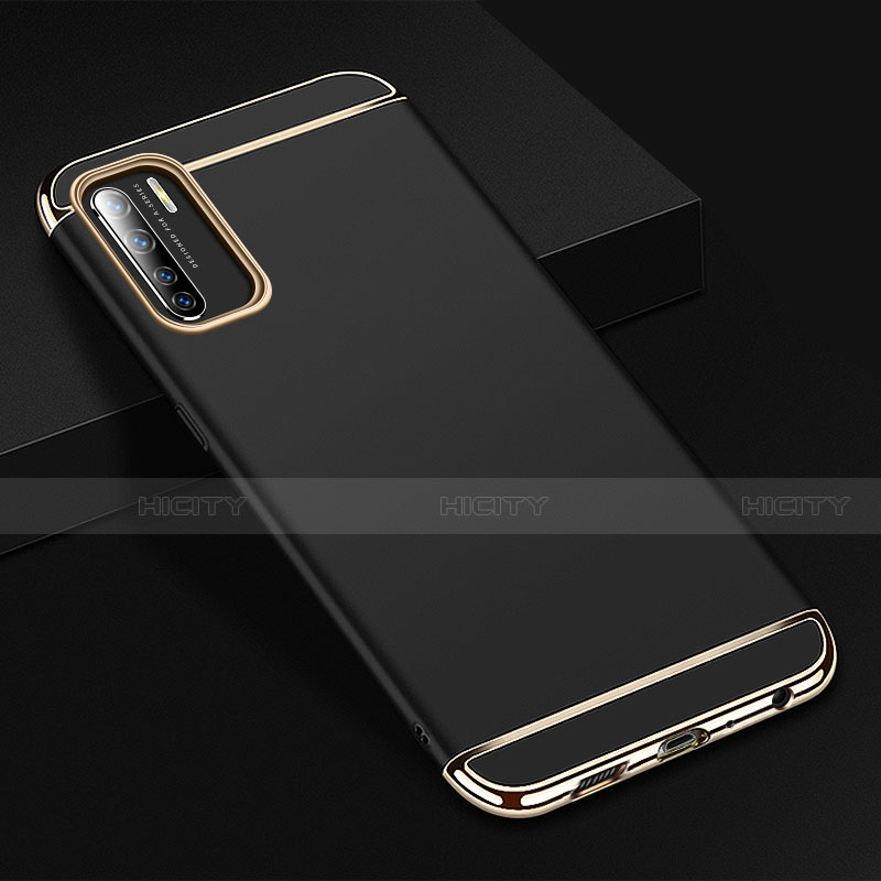 Carcasa Bumper Lujo Marco de Metal y Plastico Funda T02 para Oppo K7 5G