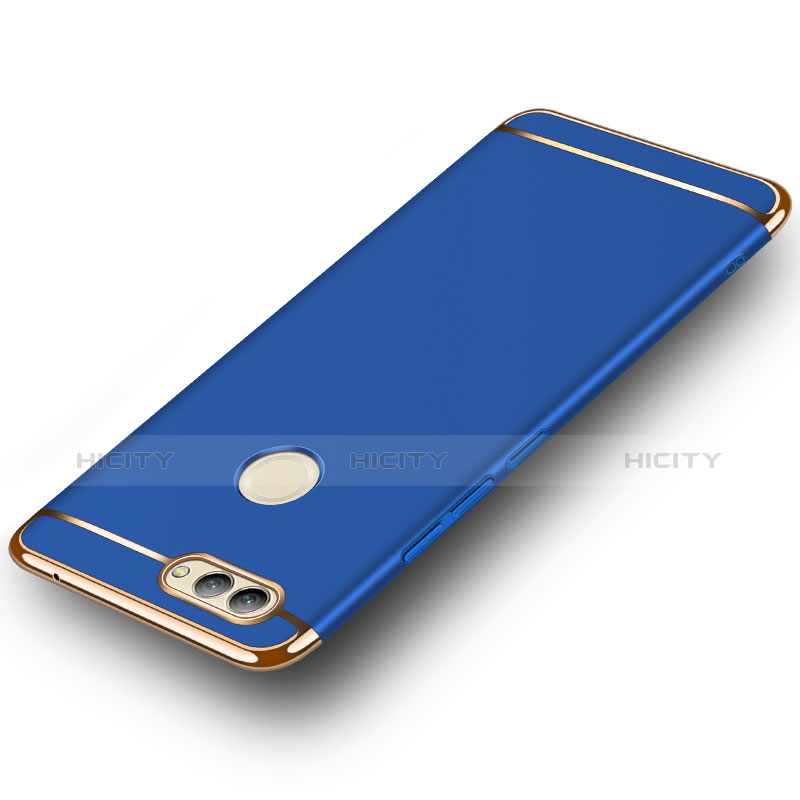 Carcasa Bumper Lujo Marco de Metal y Plastico M02 para Huawei Nova 2 Azul