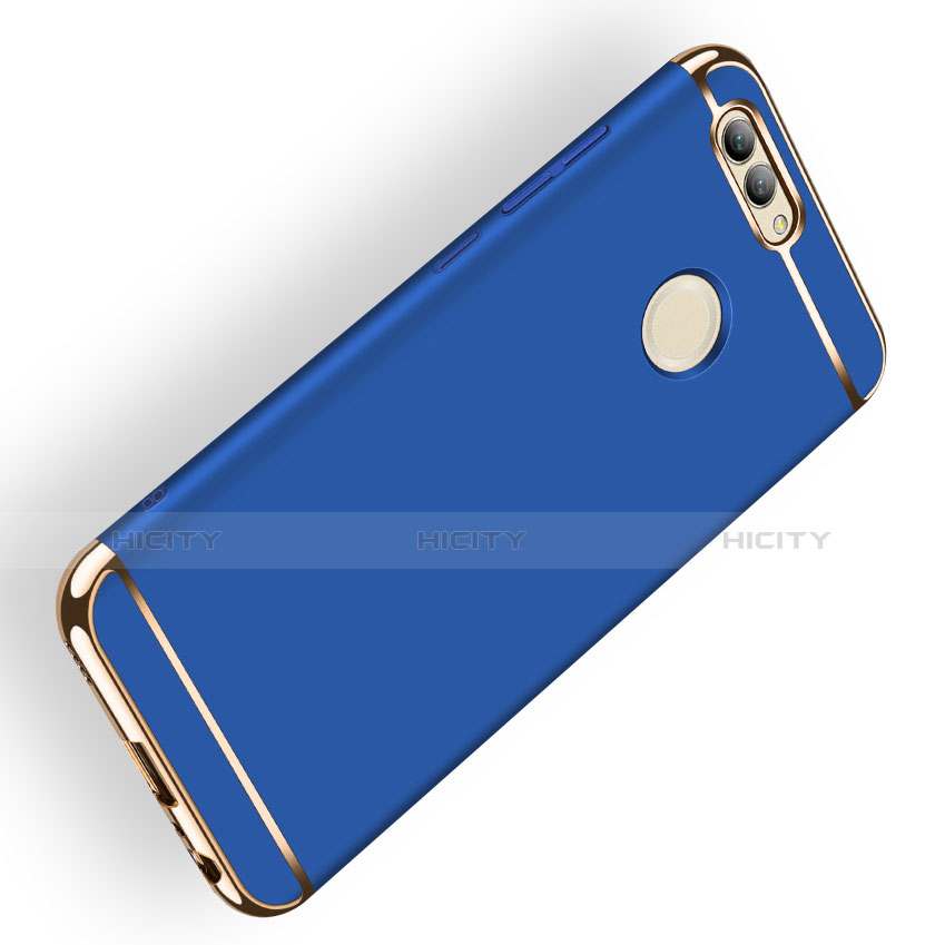 Carcasa Bumper Lujo Marco de Metal y Plastico M02 para Huawei Nova 2 Plus Azul