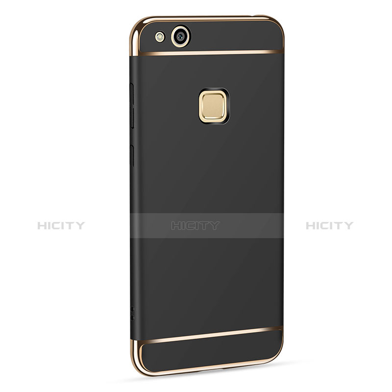 Carcasa Bumper Lujo Marco de Metal y Plastico para Huawei GR3 (2017) Negro