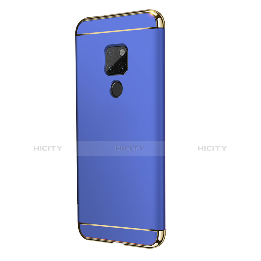 Carcasa Bumper Lujo Marco de Metal y Plastico para Huawei Mate 20 Azul