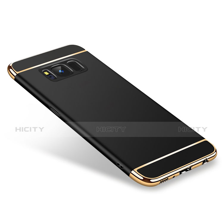 Carcasa Bumper Lujo Marco de Metal y Plastico para Samsung Galaxy S8 Plus Negro