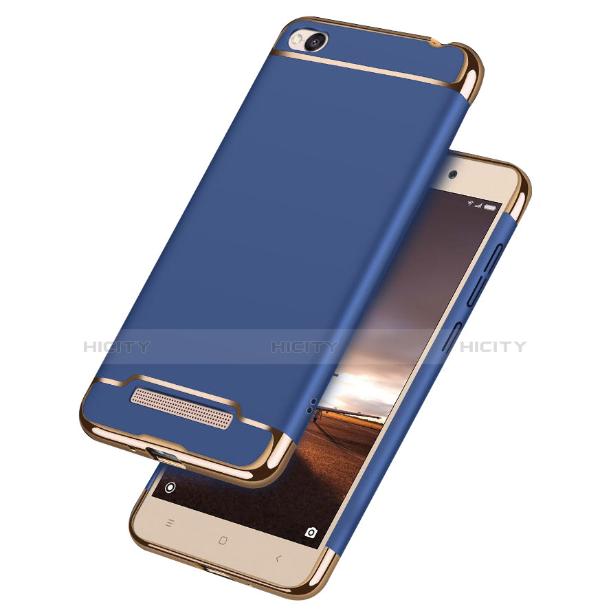 Carcasa Bumper Lujo Marco de Metal y Plastico para Xiaomi Redmi 5A Azul