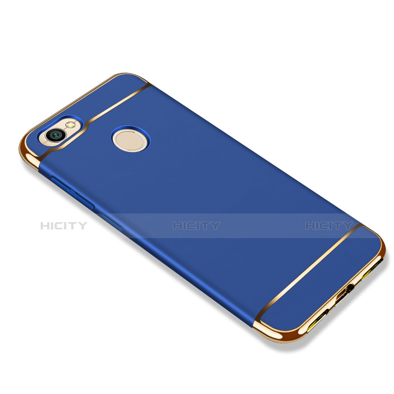Carcasa Bumper Lujo Marco de Metal y Plastico para Xiaomi Redmi Note 5A High Edition Azul