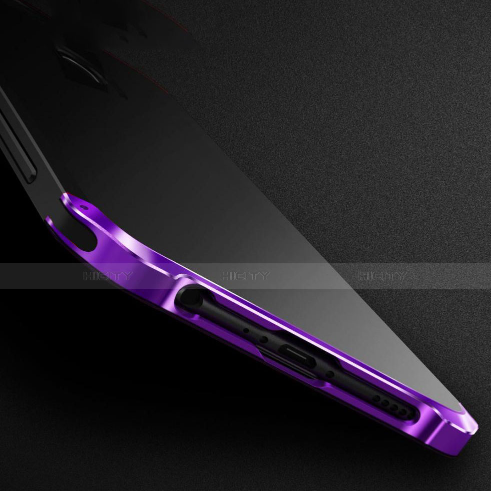 Carcasa Bumper Lujo Marco de Metal y Silicona Funda M02 para Oppo R17 Pro