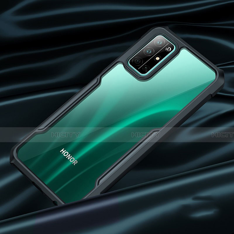 Carcasa Bumper Silicona Transparente Espejo para Huawei Honor 30S Negro