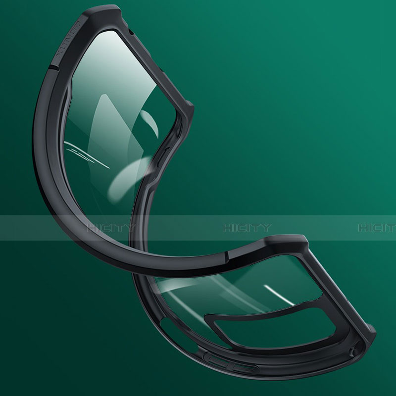Carcasa Bumper Silicona Transparente Espejo para Huawei Honor 30S Negro