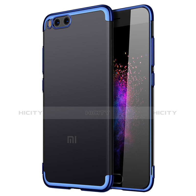 Carcasa Bumper Silicona Transparente Gel para Xiaomi Mi Note 3 Azul