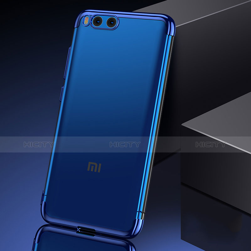 Carcasa Bumper Silicona Transparente Gel para Xiaomi Mi Note 3 Azul