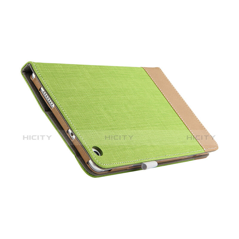 Carcasa de Cuero Cartera con Soporte L01 para Huawei MediaPad M3 Lite 8.0 CPN-W09 CPN-AL00 Verde