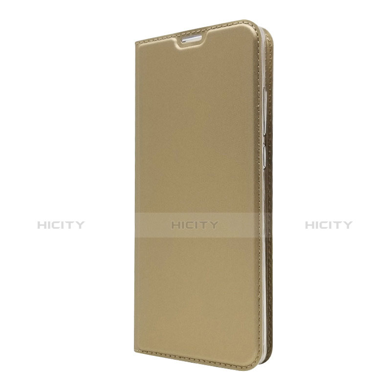 Carcasa de Cuero Cartera con Soporte L01 para Huawei P30 Pro Oro