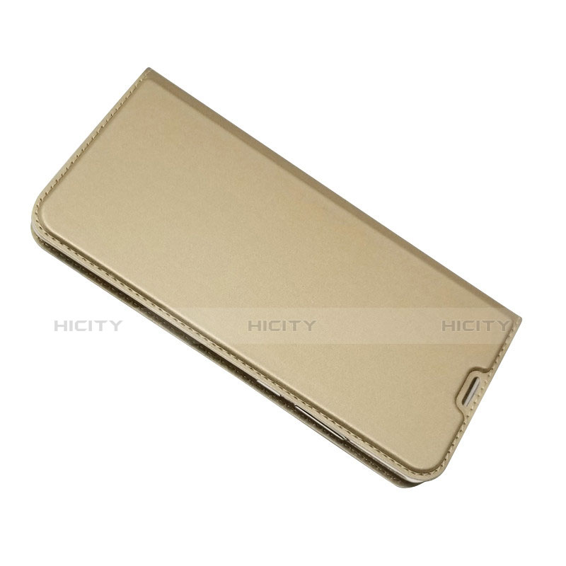 Carcasa de Cuero Cartera con Soporte L01 para Huawei P30 Pro Oro