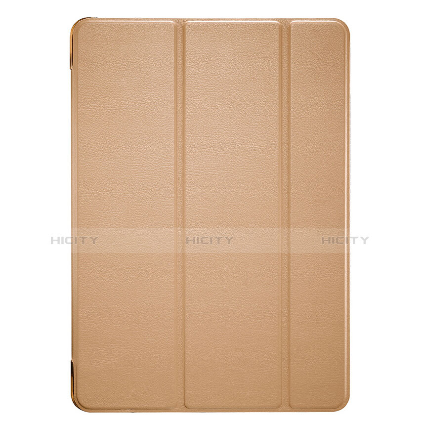 Carcasa de Cuero Cartera con Soporte L06 para Apple iPad Mini 4 Marron