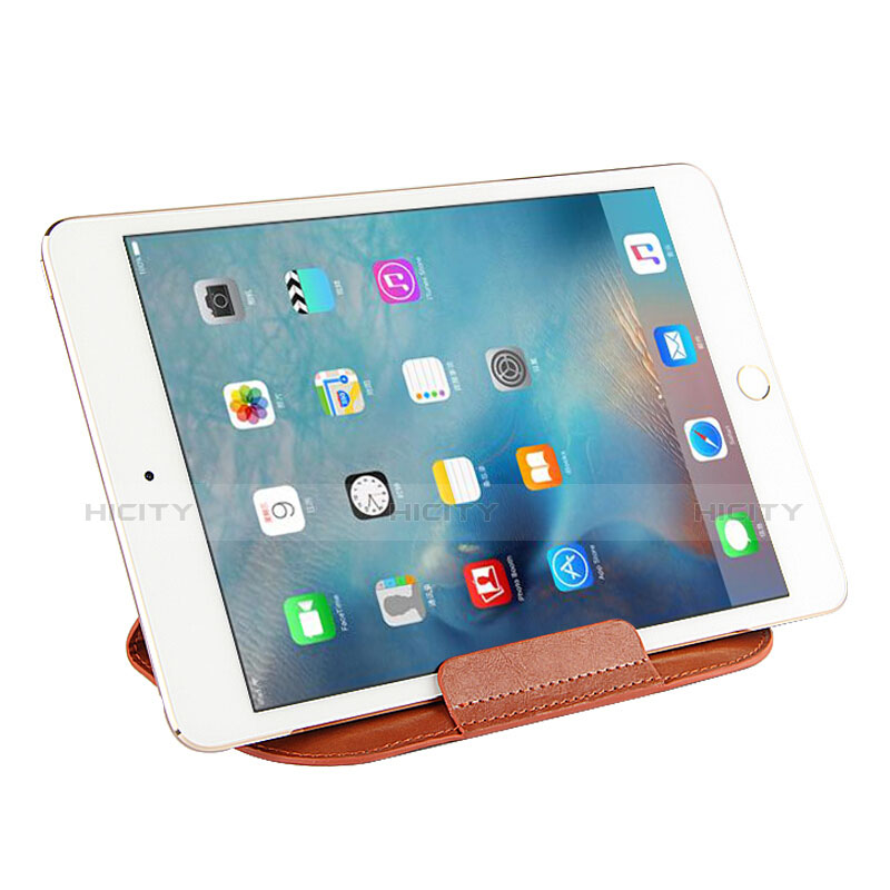 Carcasa de Cuero Cartera con Soporte L08 para Huawei MediaPad M5 8.4 SHT-AL09 SHT-W09 Marron