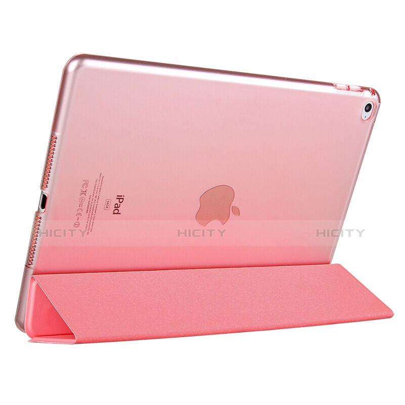 Carcasa de Cuero Cartera con Soporte para Apple iPad Mini 4 Rosa