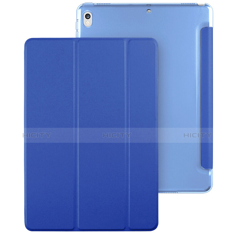Carcasa de Cuero Cartera con Soporte para Apple iPad Pro 10.5 Azul
