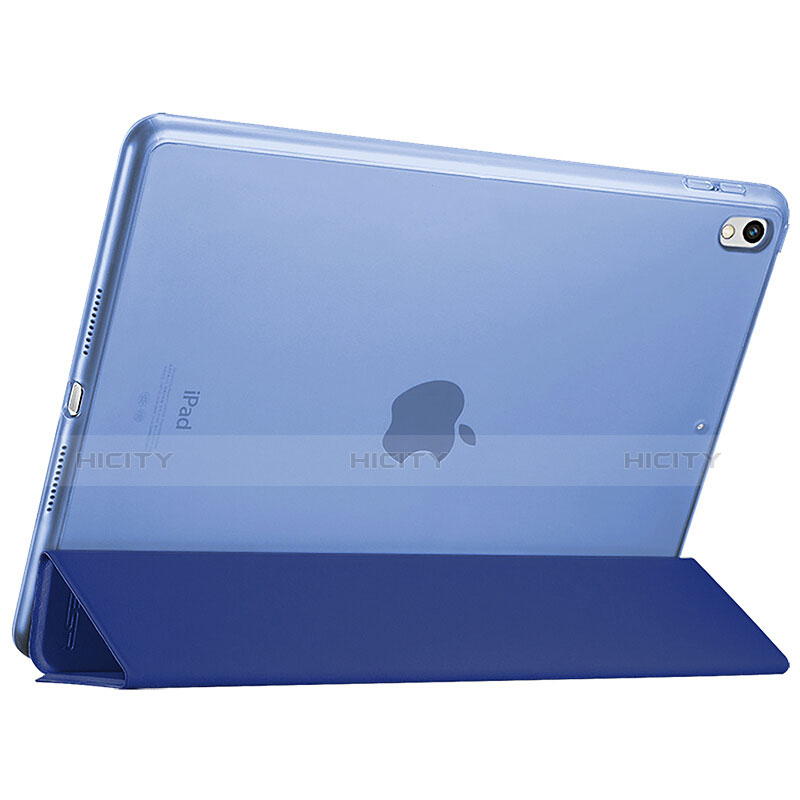 Carcasa de Cuero Cartera con Soporte para Apple iPad Pro 10.5 Azul