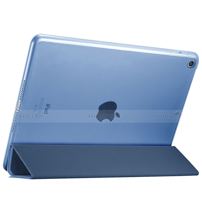 Carcasa de Cuero Cartera con Soporte para Apple New iPad 9.7 (2017) Azul