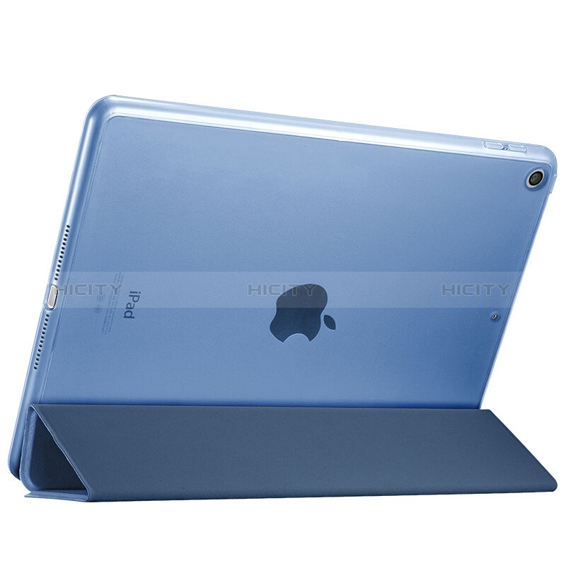 Carcasa de Cuero Cartera con Soporte para Apple New iPad 9.7 (2018) Azul
