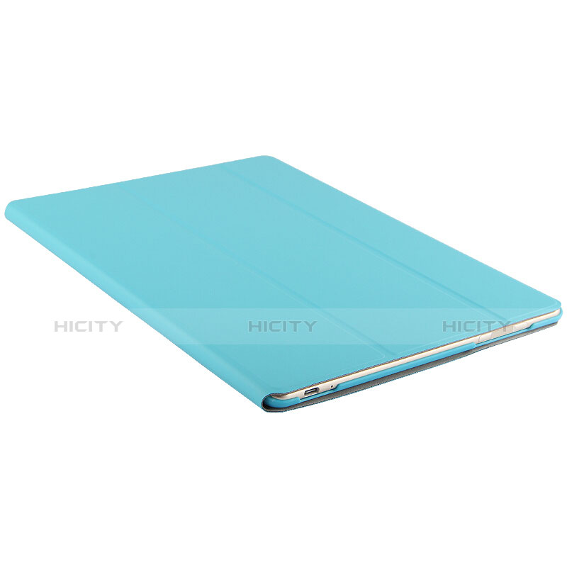 Carcasa de Cuero Cartera con Soporte para Huawei MateBook HZ-W09 Azul