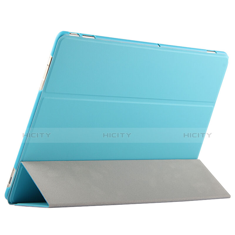 Carcasa de Cuero Cartera con Soporte para Huawei MateBook HZ-W09 Azul