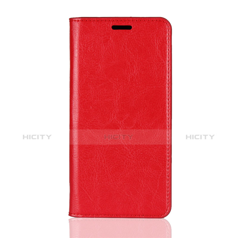 Carcasa de Cuero Cartera con Soporte para Huawei P30 Rojo