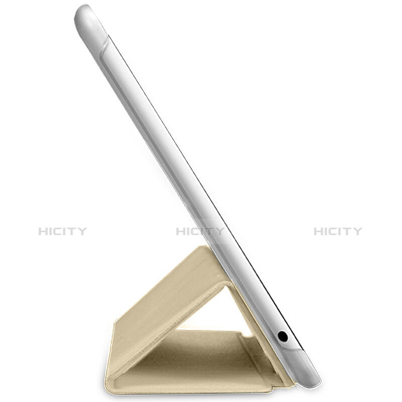 Carcasa de Cuero Cartera con Soporte para Xiaomi Mi Pad 3 Oro