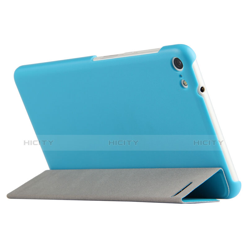 Carcasa de Cuero Cartera con Soporte R01 para Huawei MediaPad T2 Pro 7.0 PLE-703L Azul Cielo