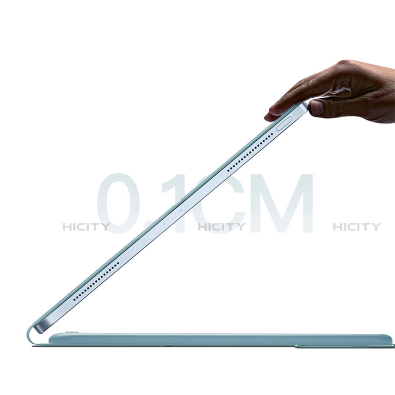 Carcasa de Cuero Cartera con Teclado K01 para Apple iPad Air 5 10.9 (2022)
