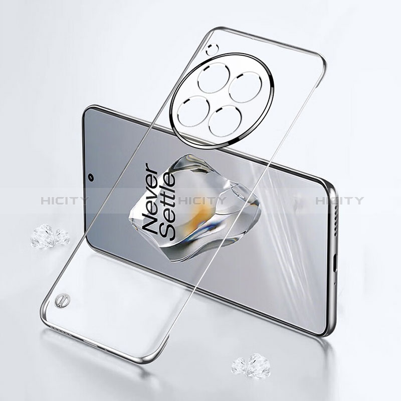 Carcasa Dura Cristal Plastico Funda Rigida Sin Marco Transparente para OnePlus 12R 5G
