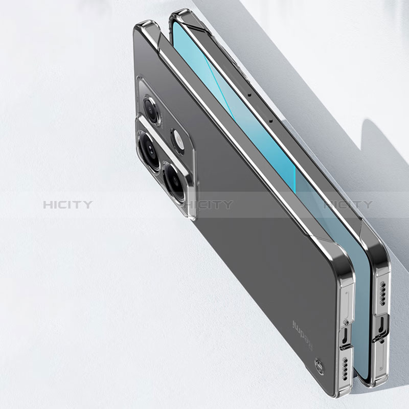 Carcasa Dura Cristal Plastico Funda Rigida Sin Marco Transparente T03 para Xiaomi Redmi Note 13 Pro 5G Claro