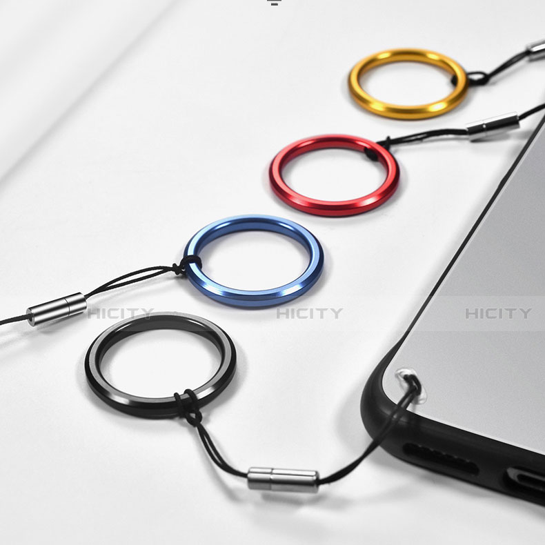 Carcasa Dura Cristal Plastico Funda Rigida Transparente con Magnetico Anillo de dedo Soporte para Apple iPhone 14