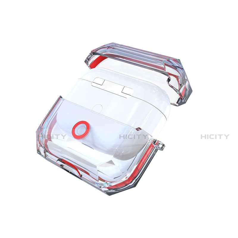 Carcasa Dura Cristal Plastico Funda Rigida Transparente H01 para Apple AirPods Pro