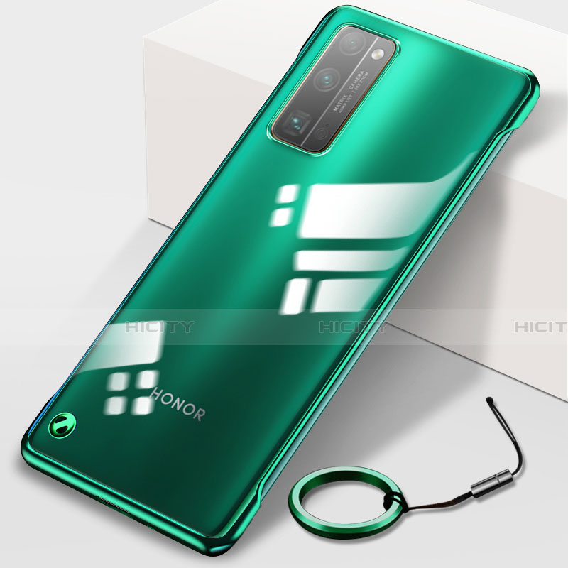 Carcasa Dura Cristal Plastico Funda Rigida Transparente H01 para Huawei Honor 30 Pro+ Plus Verde