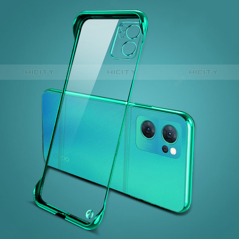 Carcasa Dura Cristal Plastico Funda Rigida Transparente H01 para Oppo Reno7 SE 5G