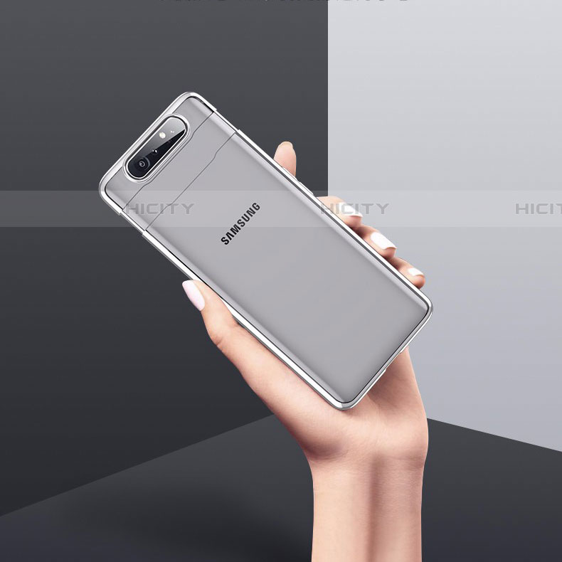 Carcasa Dura Cristal Plastico Funda Rigida Transparente H01 para Samsung Galaxy A90 4G