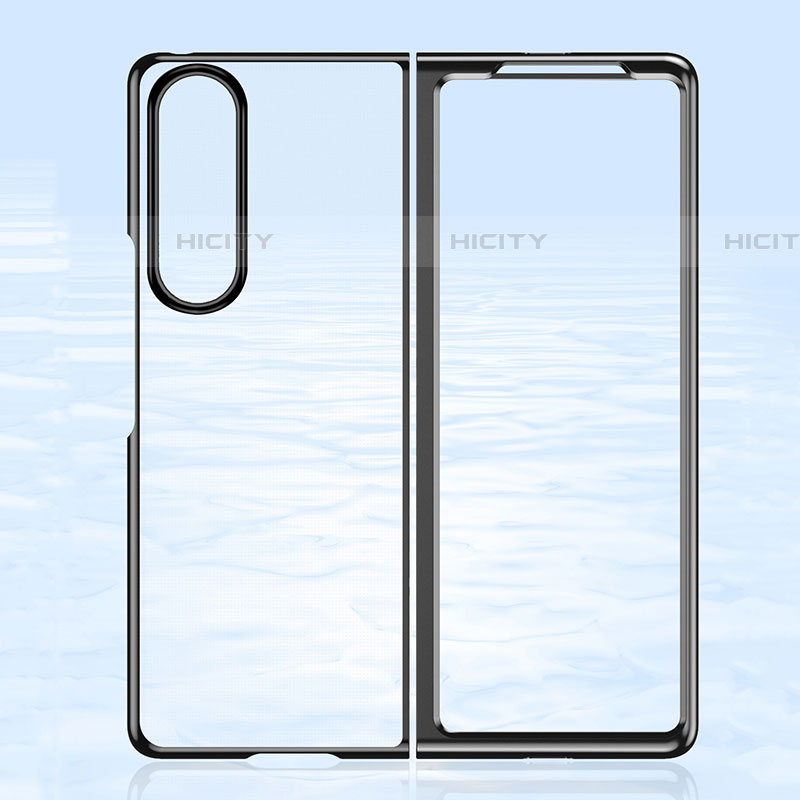 Carcasa Dura Cristal Plastico Funda Rigida Transparente H01 para Samsung Galaxy Z Fold4 5G
