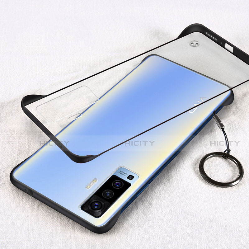 Carcasa Dura Cristal Plastico Funda Rigida Transparente H01 para Vivo X50 5G