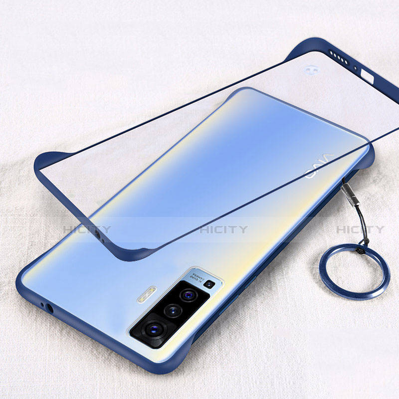 Carcasa Dura Cristal Plastico Funda Rigida Transparente H01 para Vivo X50 5G