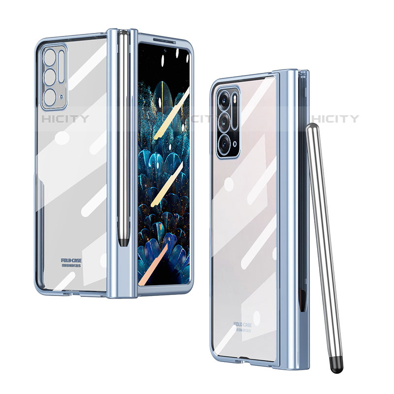 Carcasa Dura Cristal Plastico Funda Rigida Transparente H02 para Oppo Find N 5G