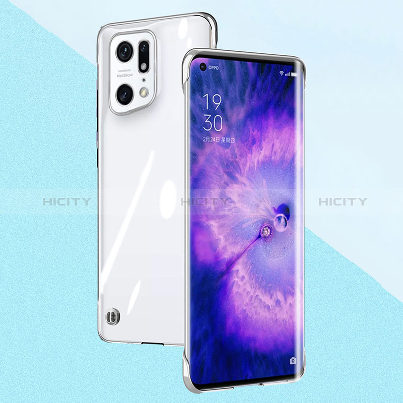 Carcasa Dura Cristal Plastico Funda Rigida Transparente H02 para Oppo Find X5 5G