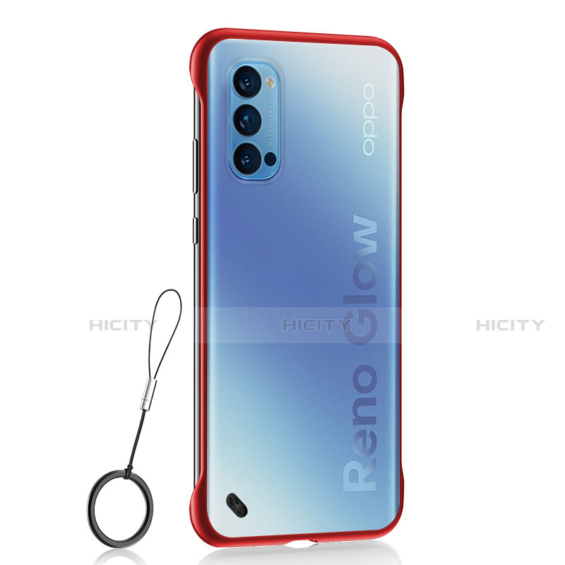 Carcasa Dura Cristal Plastico Funda Rigida Transparente H02 para Oppo Reno4 Pro 5G