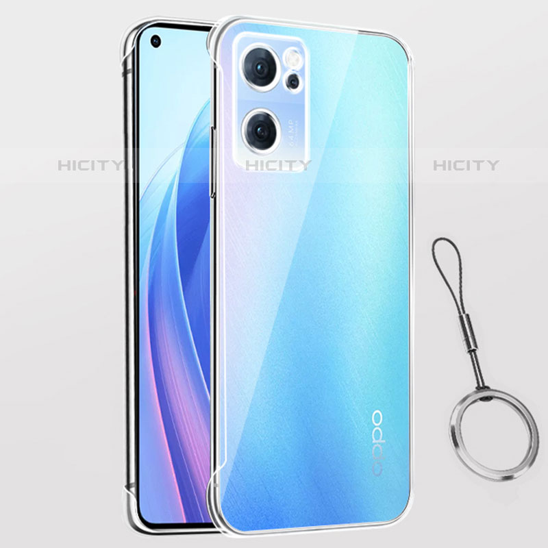 Carcasa Dura Cristal Plastico Funda Rigida Transparente H02 para Oppo Reno7 SE 5G