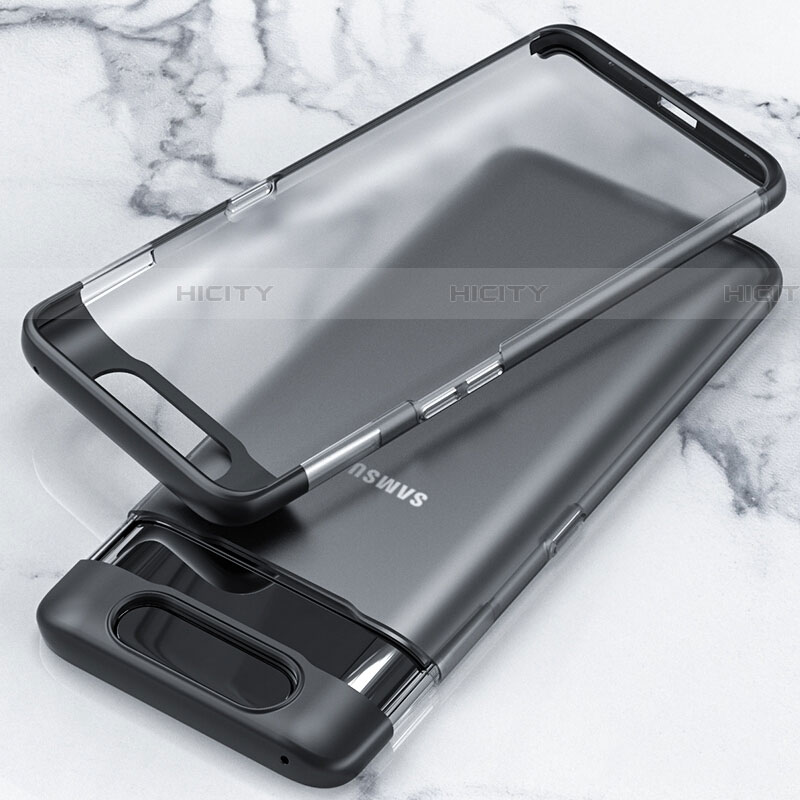 Carcasa Dura Cristal Plastico Funda Rigida Transparente H02 para Samsung Galaxy A90 4G