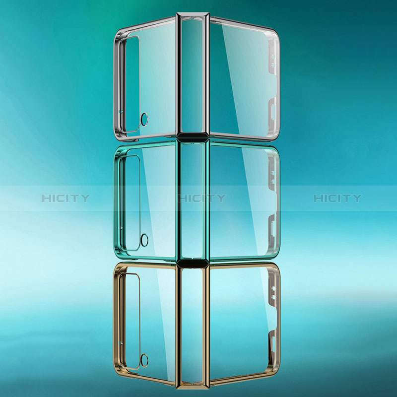Carcasa Dura Cristal Plastico Funda Rigida Transparente H02 para Samsung Galaxy Z Flip3 5G