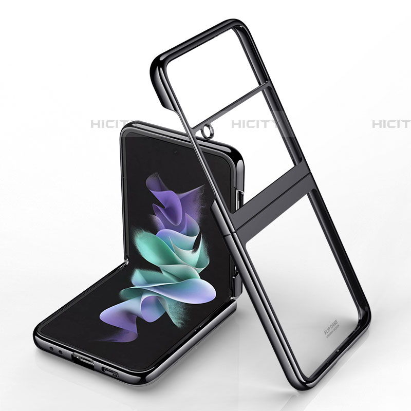 Carcasa Dura Cristal Plastico Funda Rigida Transparente H02 para Samsung Galaxy Z Flip4 5G