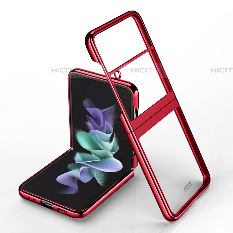 Carcasa Dura Cristal Plastico Funda Rigida Transparente H02 para Samsung Galaxy Z Flip4 5G