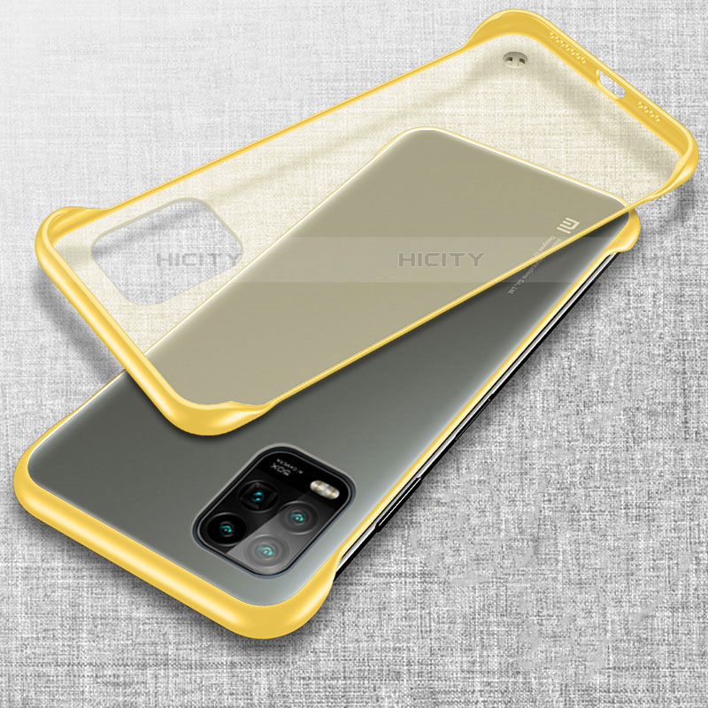 Carcasa Dura Cristal Plastico Funda Rigida Transparente H02 para Xiaomi Mi 10 Lite Amarillo