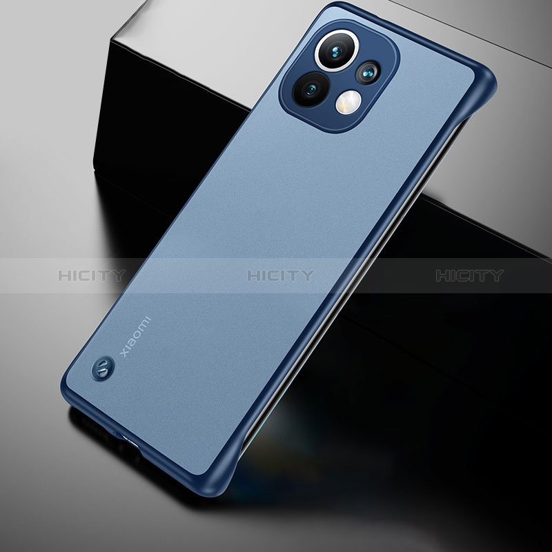Carcasa Dura Cristal Plastico Funda Rigida Transparente H02 para Xiaomi Mi Mix 4 5G Azul