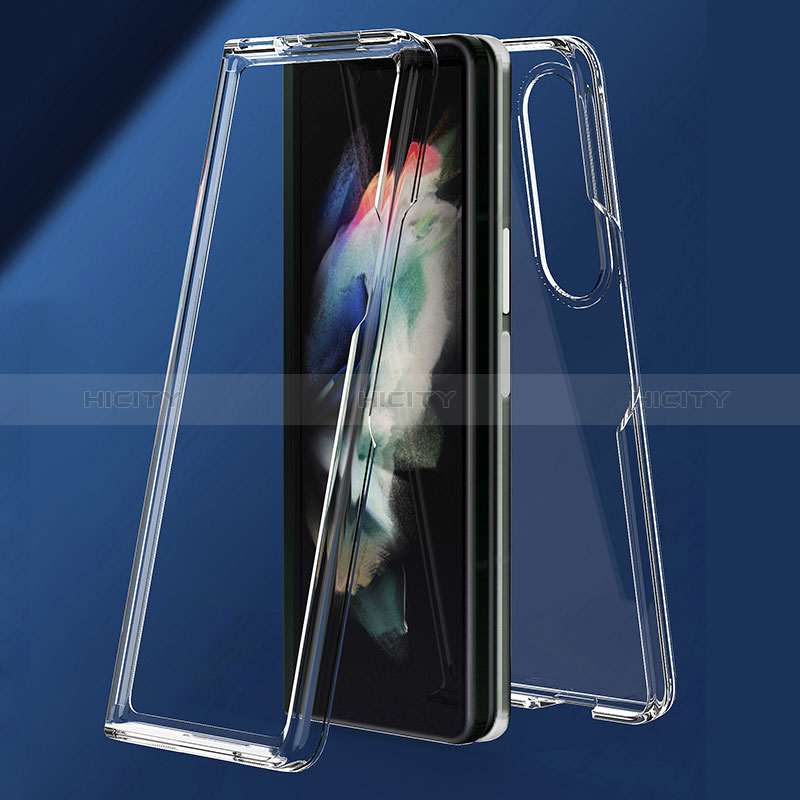 Carcasa Dura Cristal Plastico Funda Rigida Transparente H03 para Samsung Galaxy Z Fold3 5G
